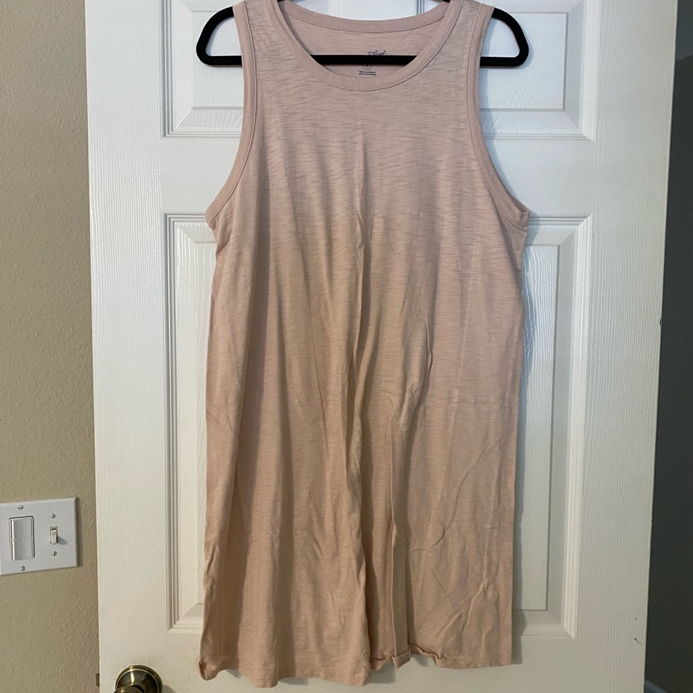 Universal Thread Women's Sleeveless blush pink sleeveless Tank Dress Size XL